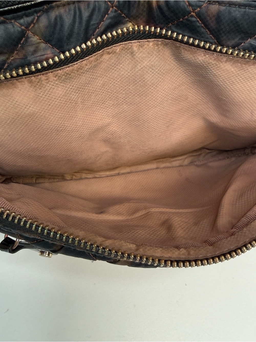 MZ Wallace Tortoise-Print Downtown Crosby Crossbody - Black/Brown - Picture 8 of 10
